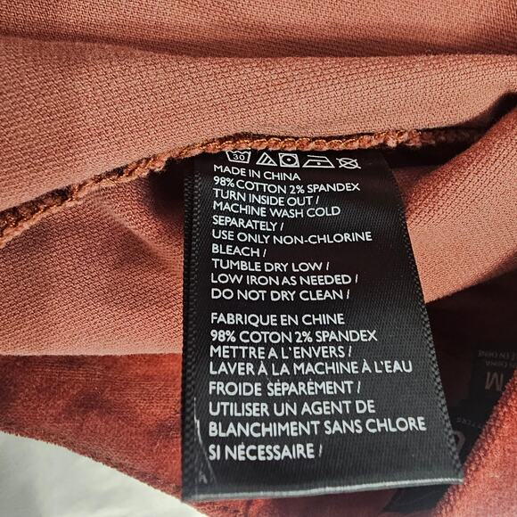 BDG Kendri Rust Orange Curdoroy Mini Skirt w/ Deep Pockets Size Medium - Picture 6 of 10